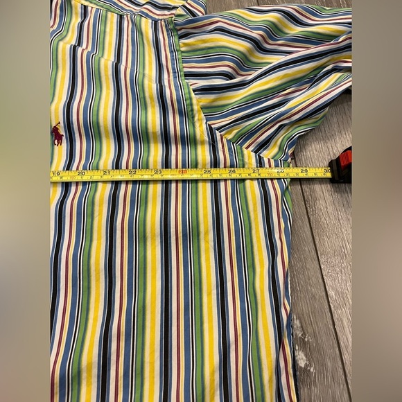 Vintage Ralph Lauren Stripe Classic fit Dress Shirt 100% Cotton XL - Picture 6 of 7